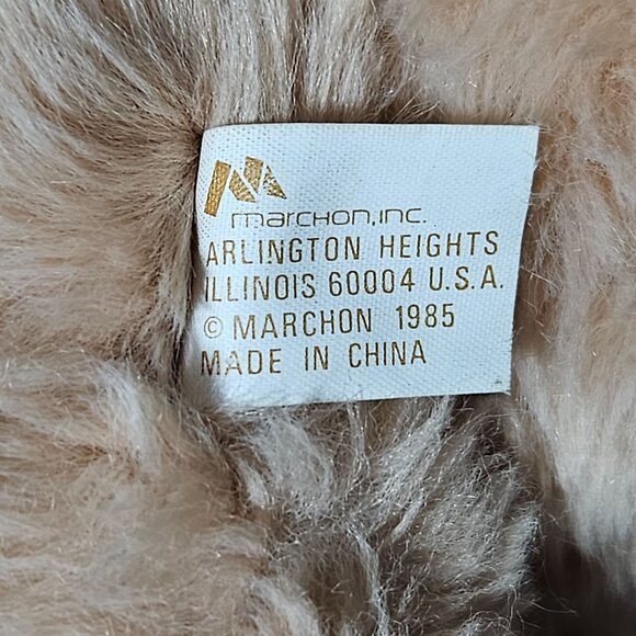 Vintage 80s Marchon Cuddlin Country Bears Mary Lou 18 Inch Plush Stuffed Animal - Picture 4 of 6